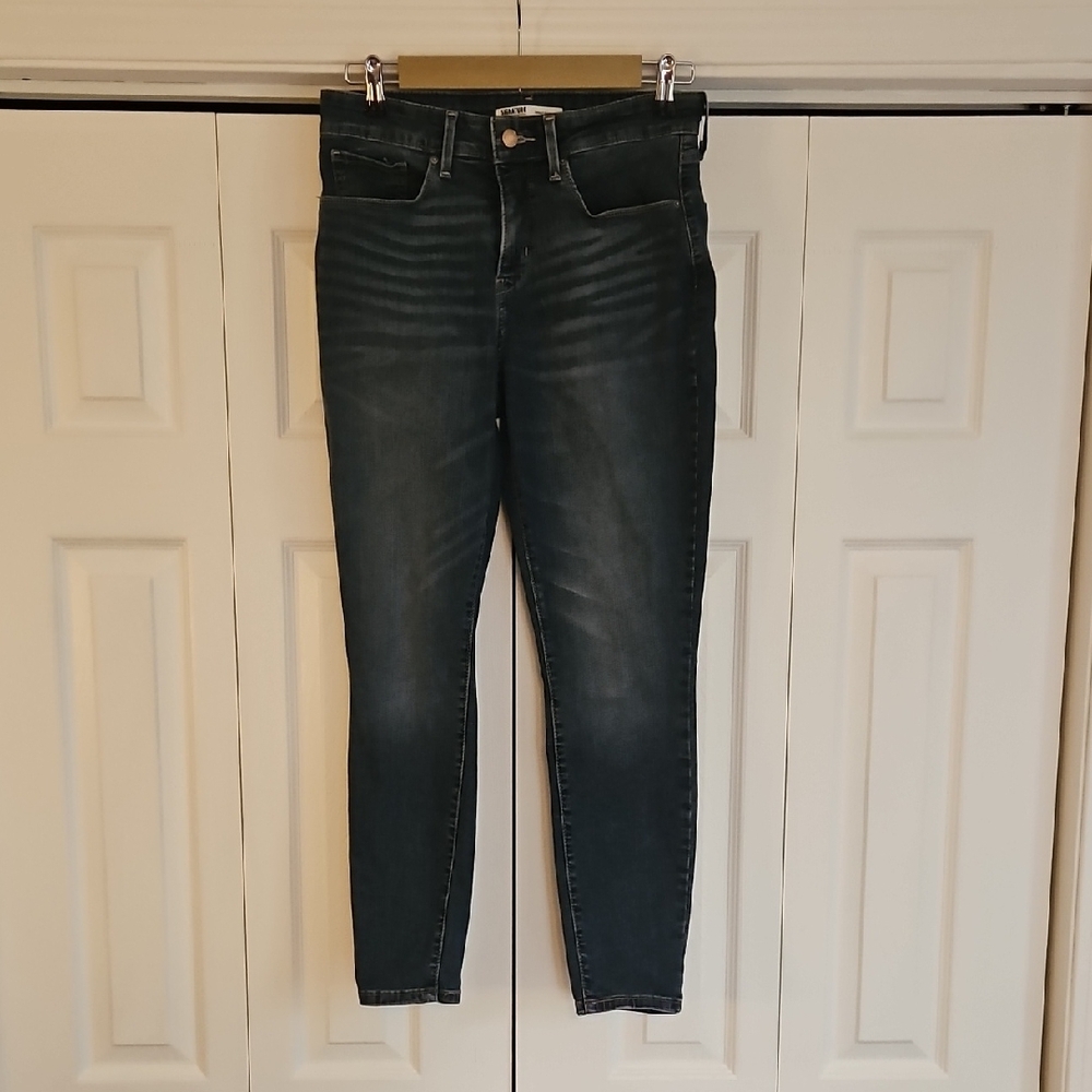 Levi's Black Skinny Jeans High-Rise Stretch